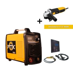 Soldadora inv 160A 3430W + Amoladora 4.5