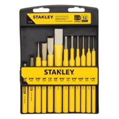 Juego de cinceles y botadores 12pzas 16-299 STANLEY