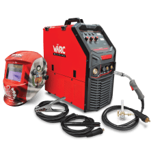 Soldadora inversora MIG250 multiproceso WARC + careta fotosensible