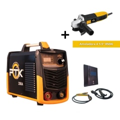 Soldadora inv 250A 8300W + Amoladora 4.5