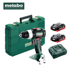 Taladro atornillador inalambrico BS 18 LT BL + 2 bat 4ah + cargador + Metabox