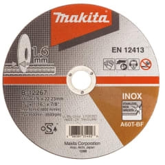 Disco abrasivo corte inoxidable 180mm 7