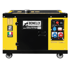 GENERADOR DIESEL SILENCIOSO BNK-9000S.T3/380 TRIFÁSICO 380V 6KW BONELLY