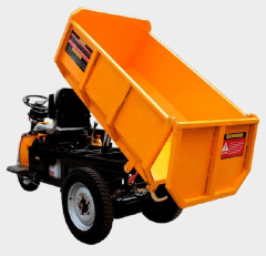 MINI DUMPER ELECTRICO 1.5TN 3500W - TRANSMISIÓN DIRECTA FRENO MECÁNICO + CARGADOR INDIVIDUAL