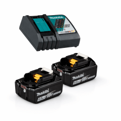 KIT (2)BATERIA MAKITA 18V (6 AH/18V) + CARGADOR MAKITA 18V DC18RCBL1860B