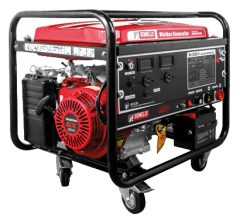 MOTOSOLDADORA CON MOTOR GASOLINERO HONDA GX390 13HP 200 AMP BONELLY