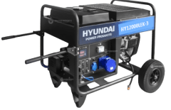 Generador a gasolina trifásico 10KW HY12000LEK3 220V  Hyundai