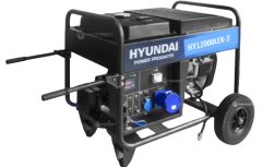Generador a gasolina trifasico HY12000LE3 10kw 380/220V Hyundai