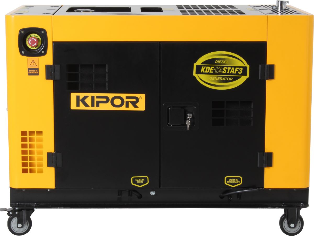 Insonoro Generador Diesel Insonoro Trifásico 10.0 Kw KDE12STAF3 KIPOR | RPF
