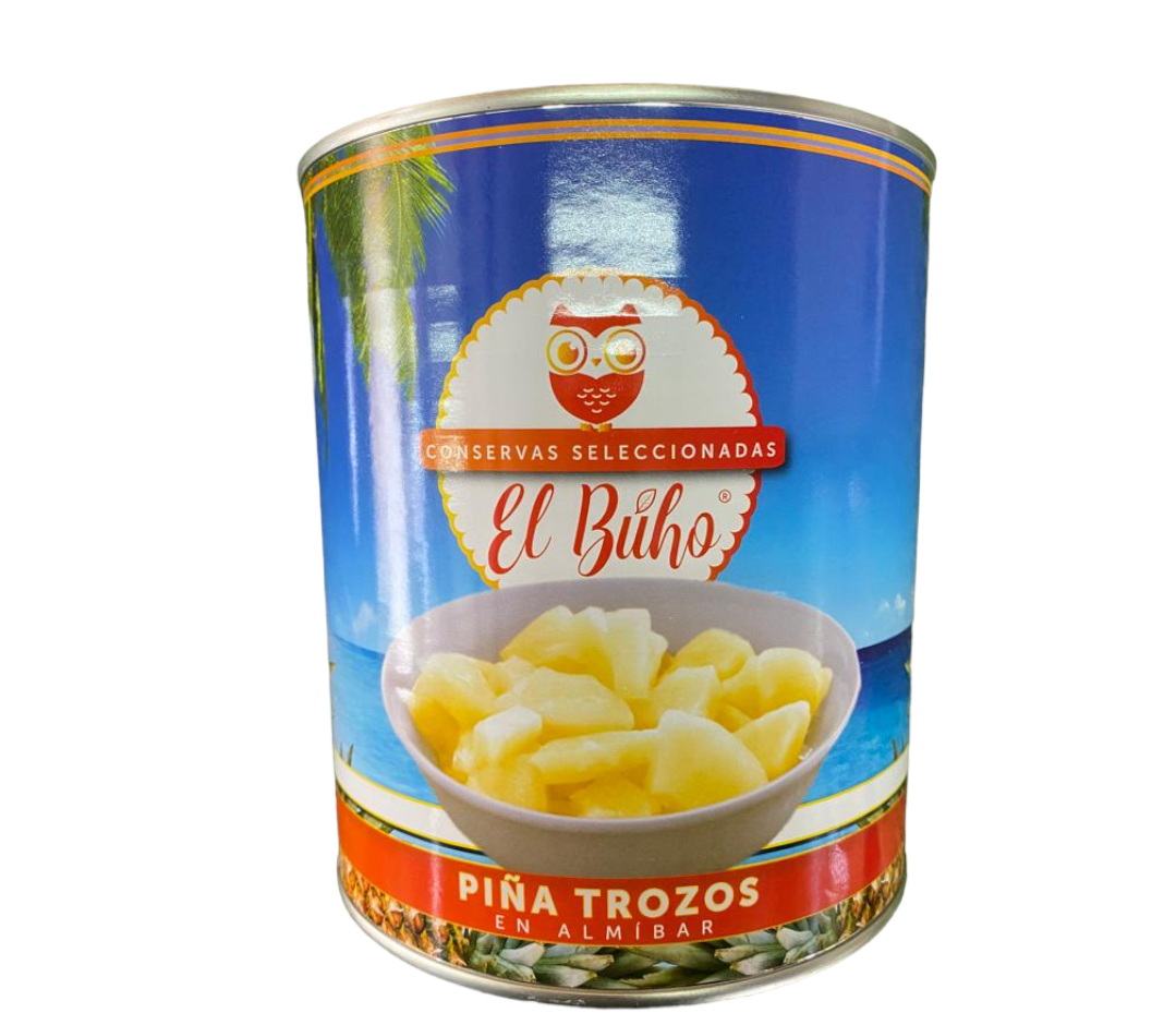 Piña en Trozos El Buho Tarro 3,060 Kg | Productos al mayor para ...