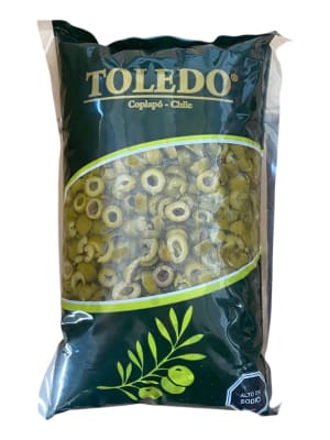 Aceitunas Verdes En Rodajas Toledo Bolsa 1,5 Kg