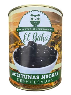 Aceitunas Negras Deshuesadas El Buho Tarro 3,1 Kg