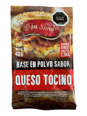 Base Polvo Sabor Queso Tocino Don Simon 40 gr