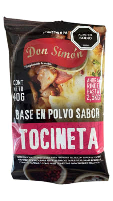 Base Polvo Sabor Tocineta Don Simon 40 gr