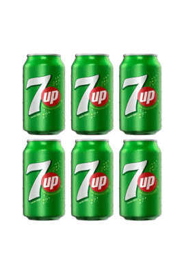 Bebida Lata 7up 350 ml Pack x 6 und1