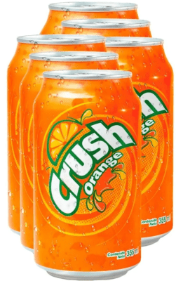 Bebida Lata Crush 350 ml Pack x 6 und