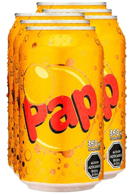 Bebida Lata Pap 350 ml Pack x 6 und1
