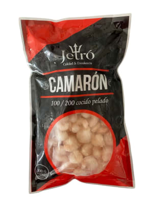 Camarones Cocidos Pelados 100/200 Jetro 500 gr1