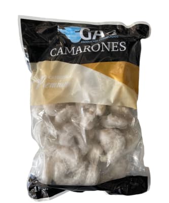 Camarones Crudos Pelados Desvenados 36/40 GAG 1 kg