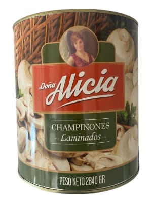 Champiñones Laminados Doña Alicia Tarro 2,840 Kg