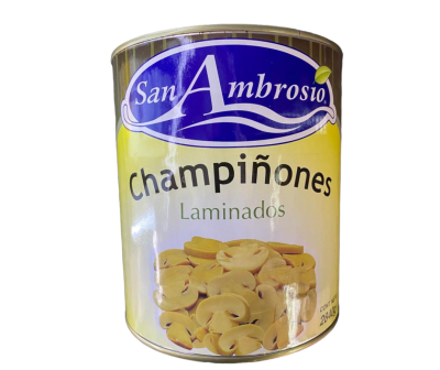 Champiñones Laminados San Ambrosio Tarro 2,840 Kg