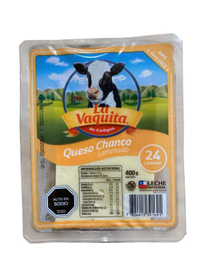 Queso Chanco Laminado La Vaquita Sachet 400 Gr