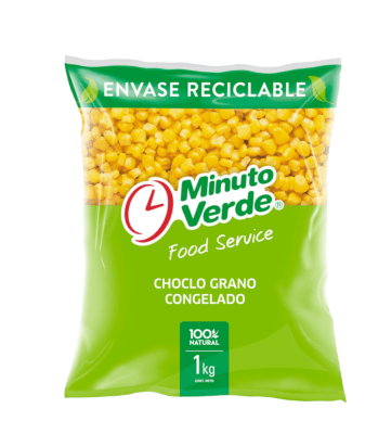 Choclo en Grano Congelado Minuto Verde 1 Kg