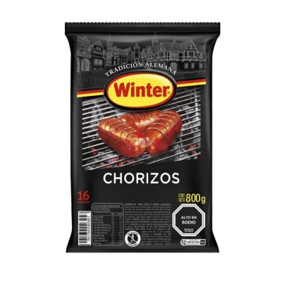 Chorizo Winter Empaque 800 Grs