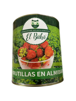 Frutillas en Almibar El Buho Tarro 3 Kg1