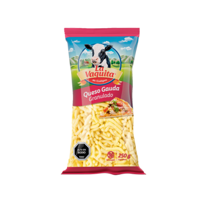 Queso Granulado la vaquita Bolsa 250 Gr1