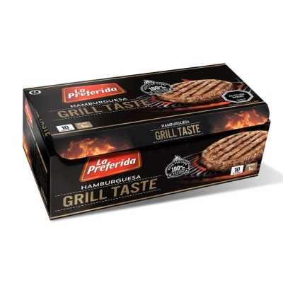 Hamburguesa Grill Taste 100 Gr Caja 10 unidades