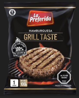 Hamburguesa Grill Taste 100 Gr