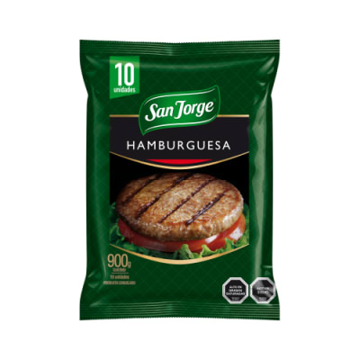 Hamburguesa San Jorge 90 Gr Bolsa de 10 und1