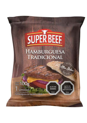 Hamburguesa Super Beef 100 Gr