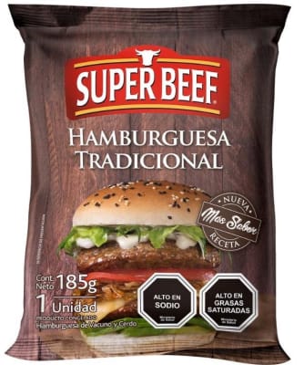 Hamburguesa Super Beef 185 Gr