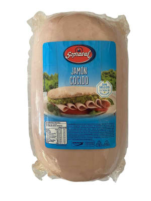Jamón Cocido de Pavo Sopraval 4 kg Aprox1