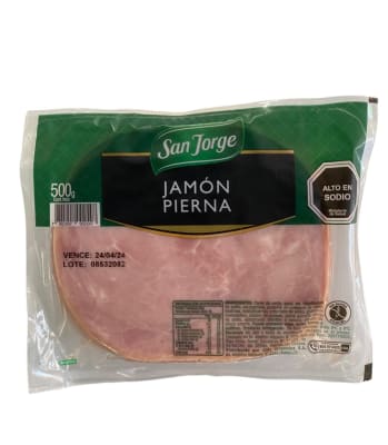 Jamón Pierna Laminado San Jorge 500 gr
