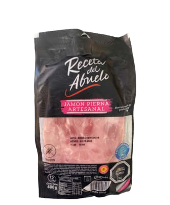Jamon Pierna Artesanal Laminado Receta del Abuelo 400g1