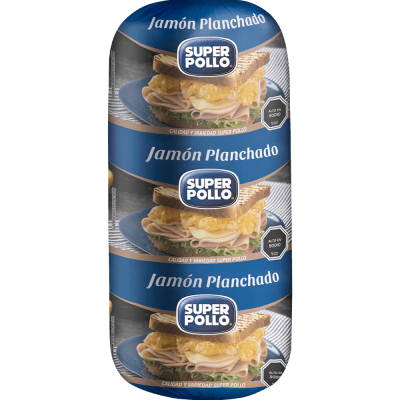 Jamón Planchado Super Pollo Barra 3,6 kg aprox