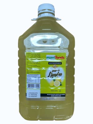 Jugo de Limón Sucedáneo MaxiFoods Bidon 5 L