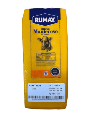 Queso Mantecoso Rumay Barra 3,8 Kg App