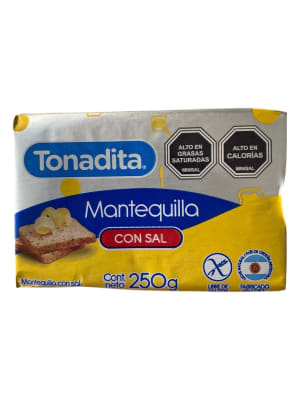 Mantequilla Con sal Tonadita 250 gr