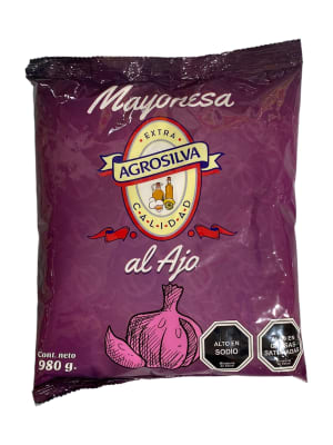 Mayonesa de Ajo Agrosilva Bolsa 980 gr