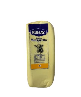 Queso Mozzarella Rumay Barra 3,95 kg Aprox1