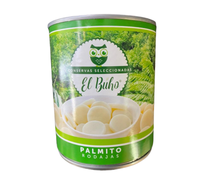 Palmitos en Rodajas El Buho Tarro 800 Gr