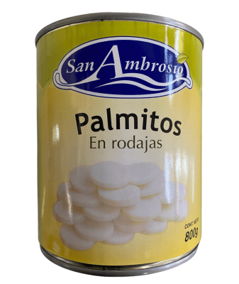 Palmitos en Rodajas San Ambrosio 800 gr