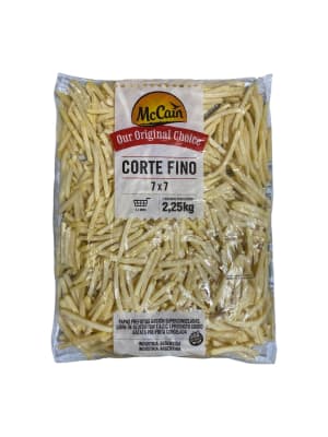 Papas Prefritas McCain 7x7 Bolsa 2,25 Kg