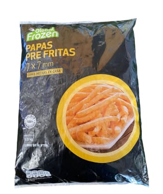 Papas Prefritas Premium 7x7 Global Frozen Caja 10 Kg1