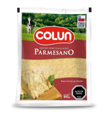 Parmesano Rallado Colun Empaque 80 Gr1