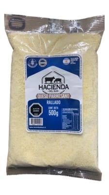 Parmesano Rallado Hacienda 500 gr